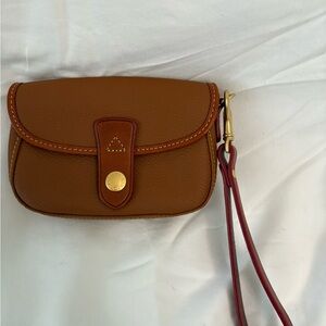 Dooney & Bourke Brown Leather Wristlet